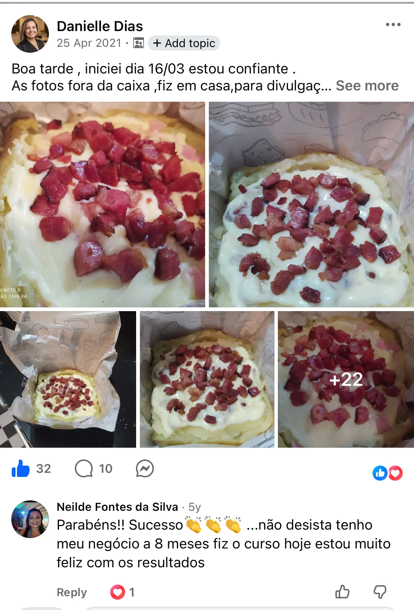 Depoimento de aluna