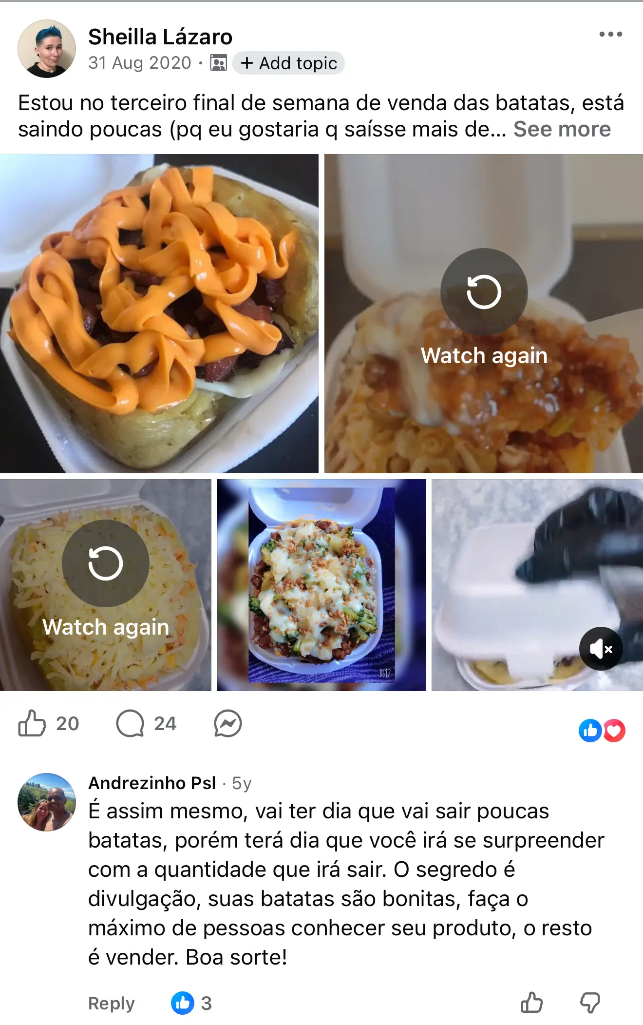 Depoimento de aluna